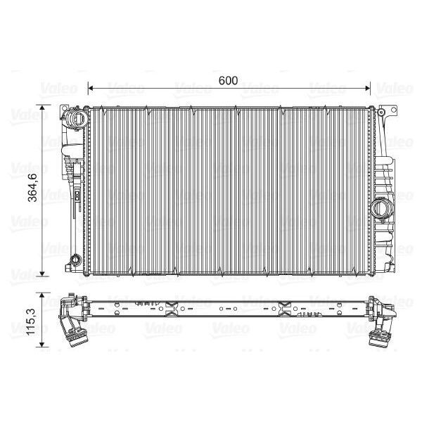 VALEO MOTOR SU RADYATORU BMW N13 N47 B47 F20 F21 F22 F23 F30 F31 F34 F35 F32 F33 F36 (17118672102)