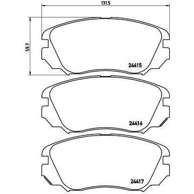 VALEO ÖN FREN BALATASI INSIGNIA A 08 17 MALIBU 12 SAAB 9.5 10 12 296 MM 16 İNÇ JANT (1605185)