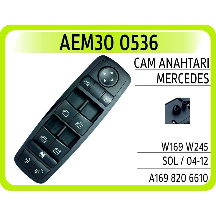 AEM CAM ANAHTARI MERCEDES W169 W245 SOL / 04-12 (A1698206610)