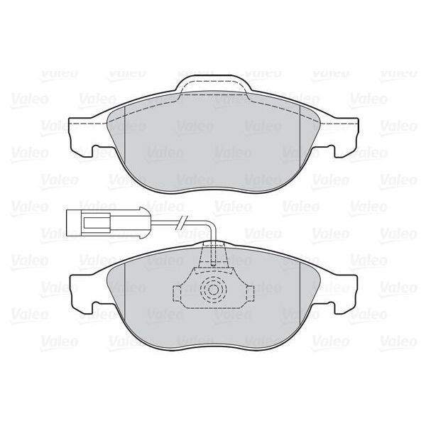 VALEO ÖN FREN BALATASI ALFA ROMEO 156 97 05 147 01 10 FİŞLİ (71713144)