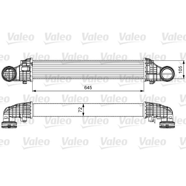 VALEO TURBOSARJ RADYATORU MERCEDES W211 S211 C219 (A2115002602)