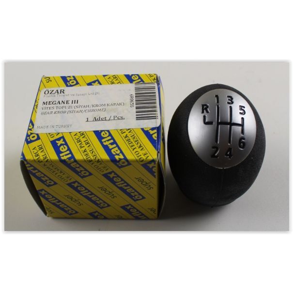 OZAR 6R069 VİTES TOPUZU MGN III-FLUENCE YM. SİYAH-KROM
