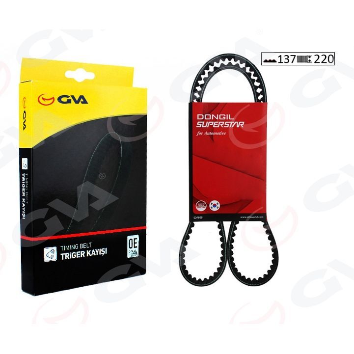 GVA TRİGER KAYIŞI 137X220 KIA RIO 1.5 16V 00 > SEPHIA 1.6 16V 01 > (0K30E12205)