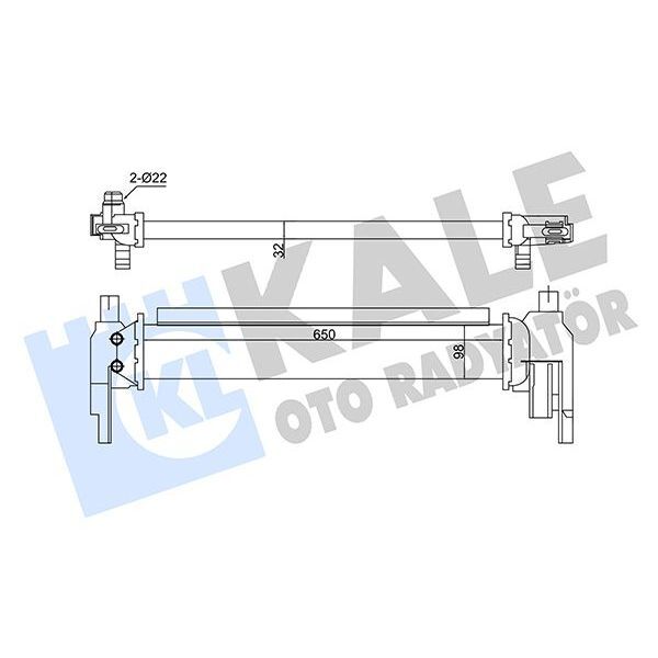 KALE RADYATOR TURBO RADYATÖRÜ INTERCOOLER GOLF VII-A3 12>LEON 12>OCTAVIA 12> (5Q0121251EL)