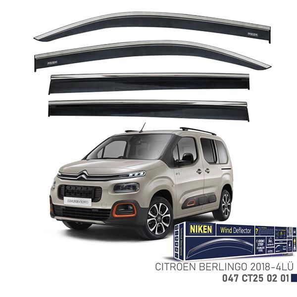 NIKEN KROMLU CAM RÜZGARLIĞI CITROEN BERLINGO 2018- 4LÜ