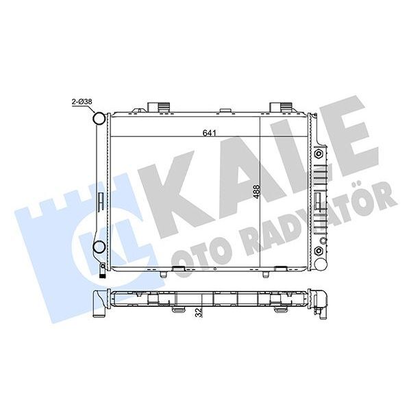 KALE RADYATOR MOTOR SU RADYATORU MERCEDES E-CLASS W210 S210 (A2105000903)