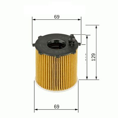 SARDES YAĞ FİLTRESİ VW TOUREG-AUDI Q7-A8 4.2 V8 FSI-AUDI A5 CABRİOLET 8T. 8F 4.2 FSI 354HP 07> HU7005X (079115561F)