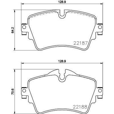 VALEO FREN BALATASI ON BMW F45 F46 F48 F39 . MINI F54 F55 F56 F57 F60 (34106885503)