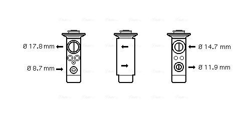 Frıgaır Klima Valfi E65 (6411 9 178 314)