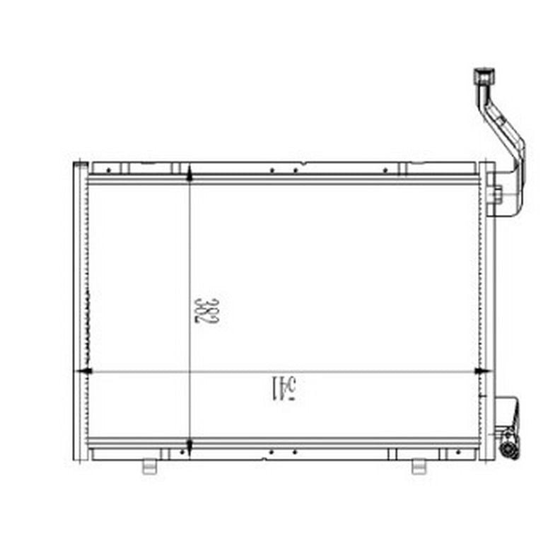 ORIS KLİMA KONDENSERİ FORD FİESTA VI 1.6TDCİ 08 OTO.-MEK. (8V5119719ACADAE)