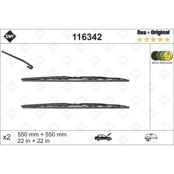VALEO SİLECEK SÜPÜRGESİ ÖN AUDI A4 550 X 550 MM ESKİ TİP (4B0998002)