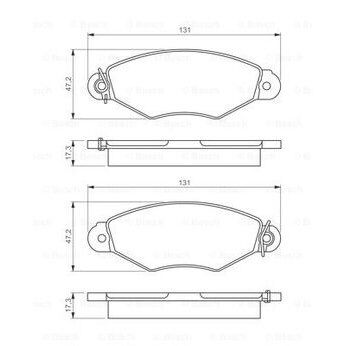 KALE BALATA ÖN FREN BALATASI RENAULT KANGOO 97 CLIO SYMBOL I 98 CITRO N XSARA 97 02 PEUGEOT 306 96 01 (7701208142)