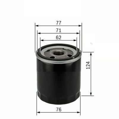 SARDES YAĞ FİLTRESİ FORD ESCORT/FOCUS/MONDEO/MAZDA 1.25-1.4-1.6 BENZİN UZUN TİP ESKİ MODEL (1071746)