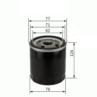 SARDES YAĞ FİLTRESİ FORD ESCORT/FOCUS/MONDEO/MAZDA 1.25-1.4-1.6 BENZİN UZUN TİP ESKİ MODEL (1071746)