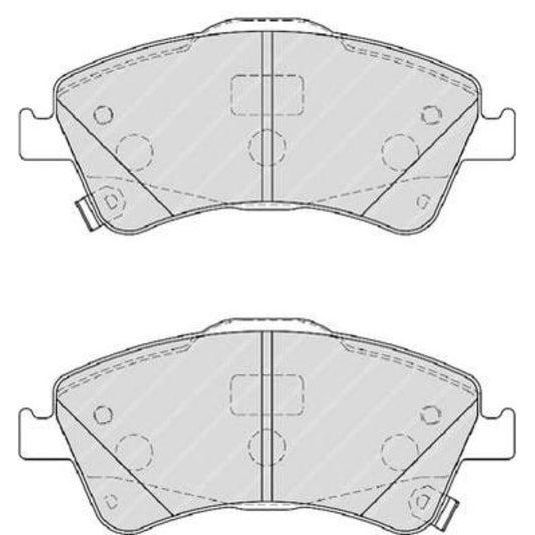 VALEO ÖN BALATA AURIS-COROLLA 2.0D-4D-2.2D 07 AVENSIS-VERSO 1.6-1.8-2.0-2.0D-4D 09 COROLLA 1.4D-4D 09 (0446502280)