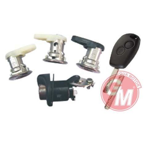 GUA KAPI KİLİT FİŞEK TK 4 LÜ SET KUMANDALI ANAHTAR İLE DACIA LOGAN SANDERO (6001546809)