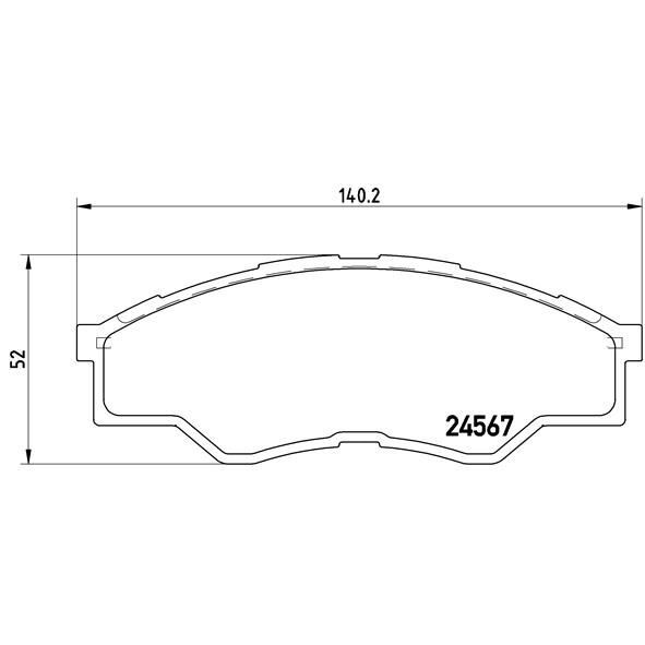 SANGSIN ÖN FREN BALATA TOYOTA HILUX 2.5L 2KDFTV KUN15 VIGO 4X2 08-09 (044650K010)