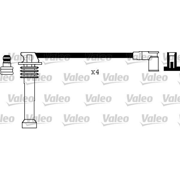 VALEO BUJİ KABLO TAKIMI FOCUS-CMAX-FİESTA-MONDEO-BMAX-MAZDA-VOLVO C30-S40-V50 98> 1.4-1.6 ZETEC (1U2J12280A1A)