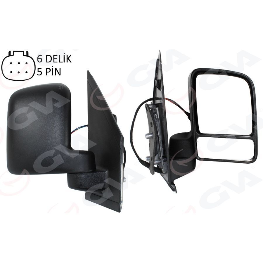 GVA DIŞ DİKİZ AYNASI SAĞ FORD CONNECT 02> ELEKTRİKLİ (2T1417682FB)