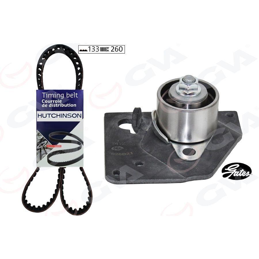 GVA EKSANTRİK GERGİ KİTİ 133X260 RENAULT MEGANE II 02> SCENIC II 03> LAGUNA II 05> NISSAN PRIMERA 03> SUZUKI GRAND VITARA II 05> 1.9DCI F9Q (1276067JG1)