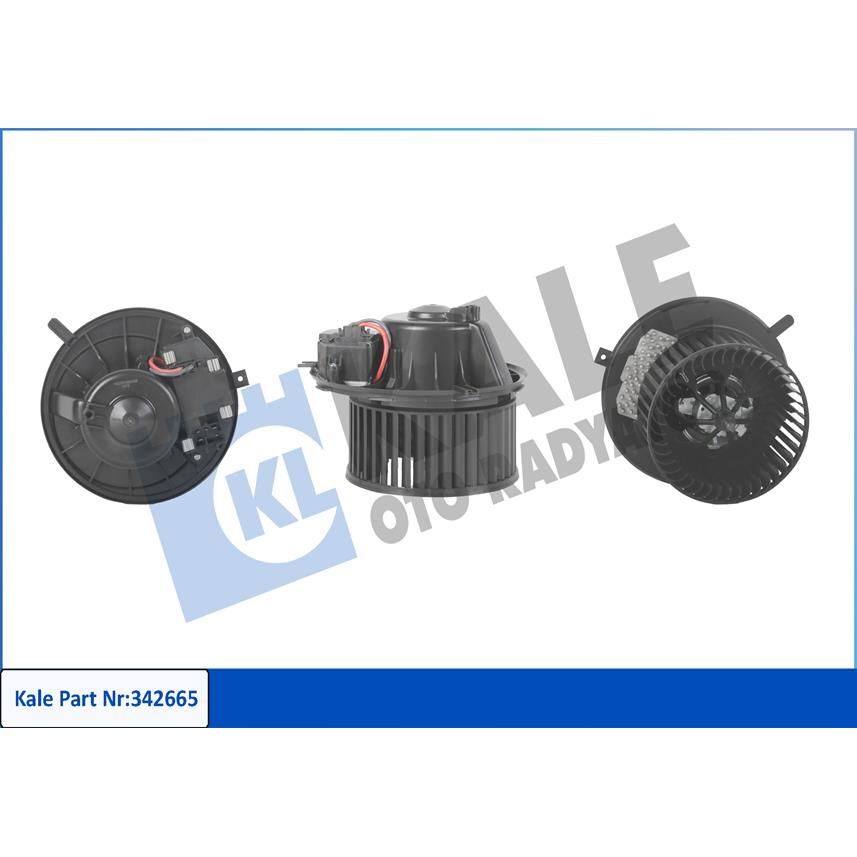 KALE RADYATOR KALORİFER MOTORU 12V GOLF V 03-08 -JETTA III 05-10 -TOURAN 03-10 A3-LEON-TOLEDO-ALTEA OTOM.-KLİM (1K1820015)