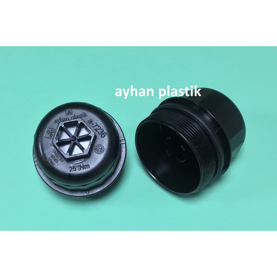 AYHAN YAĞ FİLTRE KABI KAPAĞI FIAT LINEA-DOBLO-ASTRA J-CORSA D-MERIVA B 1.6-1.3DMTJ 10 > EURO5 (55213470)