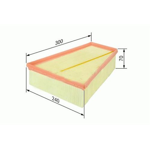 SARDES HAVA FİLTRESİ FORD GALAXY -MONDEO IV-SMAX-VOLVO V70-S80 1.6-1.8-2.0 TDCI 07> (1418883)