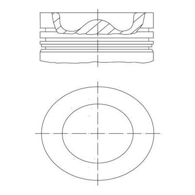 MAHLE PİSTON (79,50) POLO 1,4/TDI/ A1 14> CUSA CUSB CUTA STD (04B107065F)