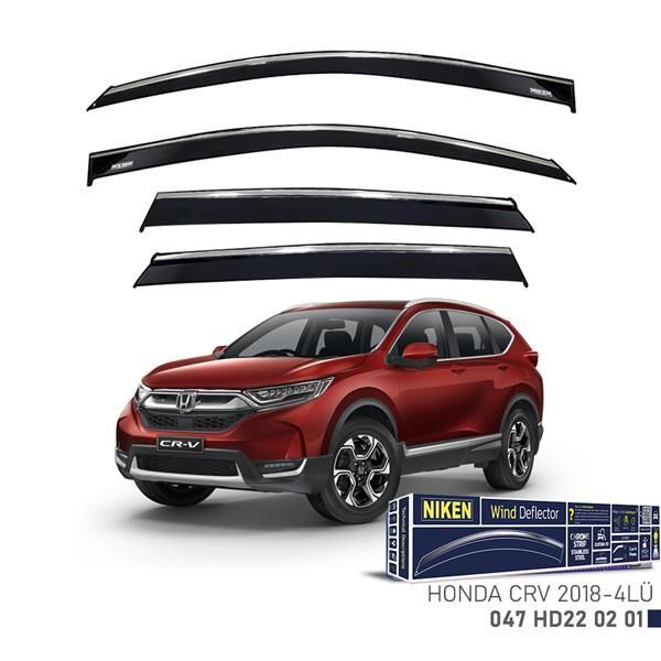 NIKEN KROMLU CAM RÜZGARLIĞI HONDA CRV 2018- 4LÜ