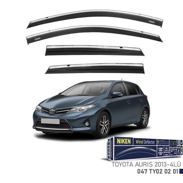 NIKEN KROMLU CAM RÜZGARLIĞI TOYOTA AURIS 2013- 4LÜ
