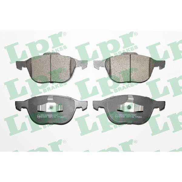 LPR ÖN BALATA FOCUS 04 18 CMAX 07 19 KUGA I -II 08 14 VOLVO V40 19 C30 06 12 S70 08 13S40 04 12 V50 (30742030)