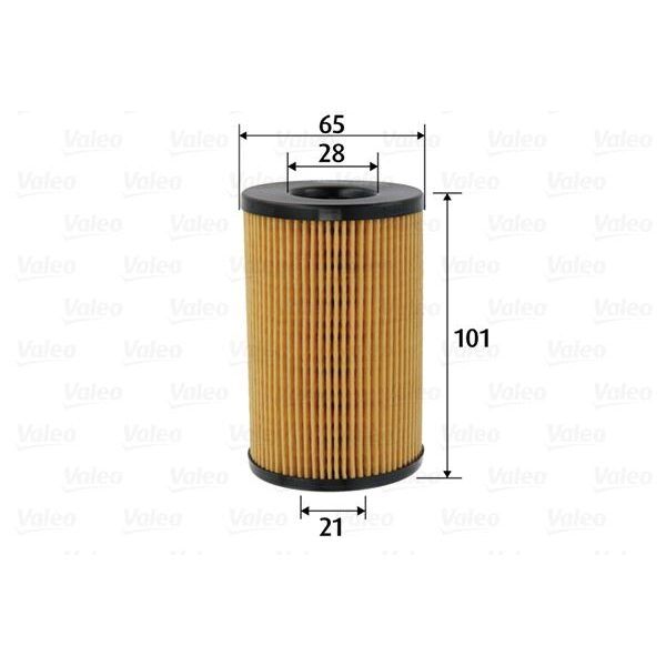 VALEO YAĞ FİLTRESİ CADDY III-GOLF VI-JETTA III-IV-PASSAT-POLO-TIGUAN-TOURAN-T5-OCTAVIA-LEON-IBIZA-A1-A3-A4 (03L115466)