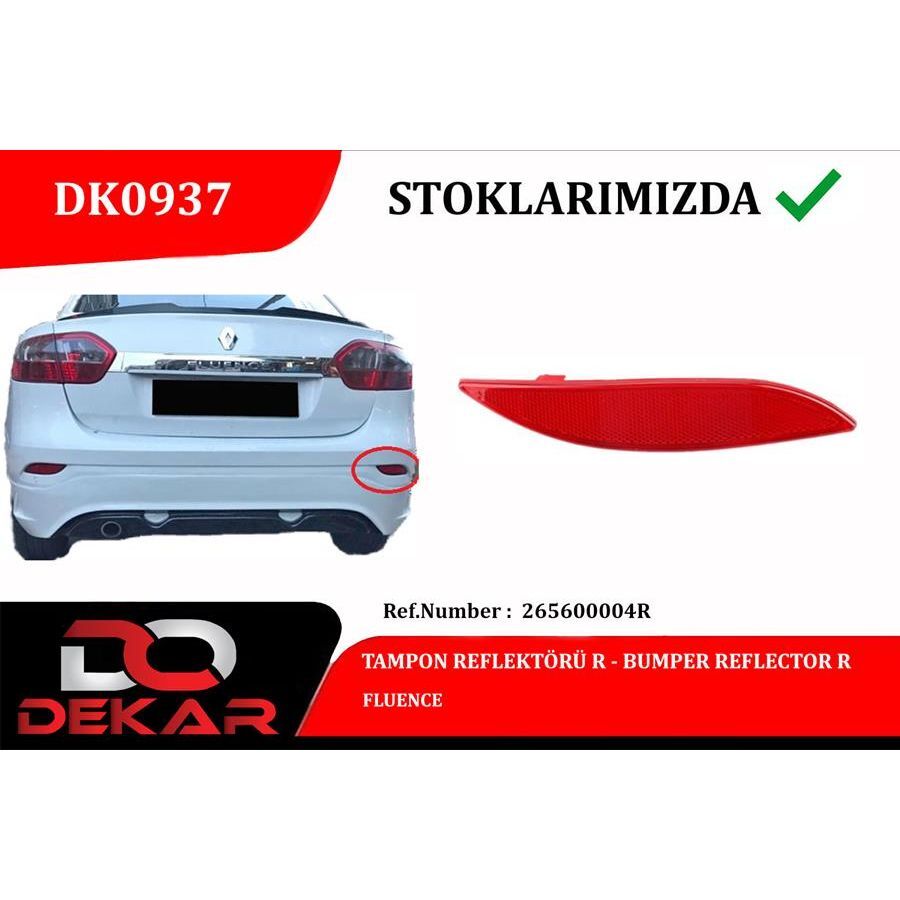 DEKAR TAMPON REFLEKTÖRÜ R FLUENCE (265600004R)