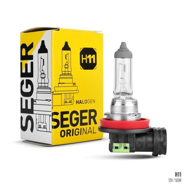SEGER AMPUL H11 12V 55W PGJ19-2 STANDART YENİLEME 3.500K STANDART IŞIK (6216.A3)