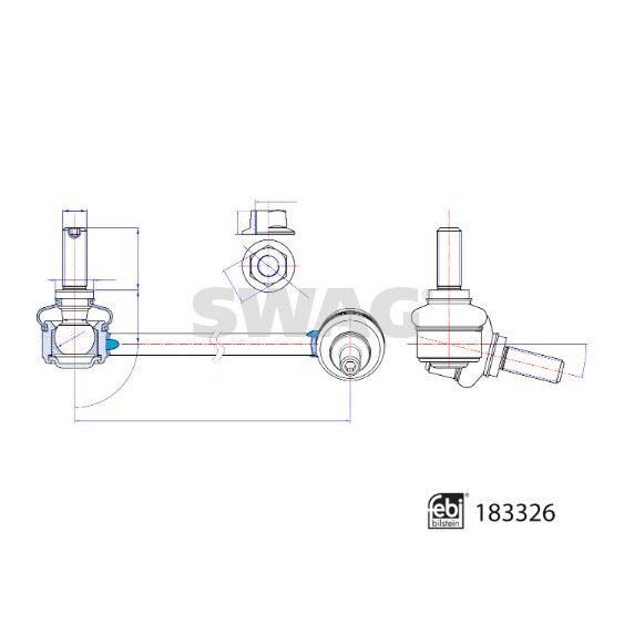 SWAG ASKI ROTU ÖN SAĞ G01/G02 (31356886036)