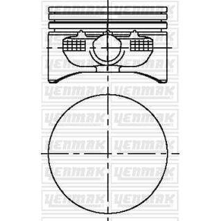 YENMAK MOTOR PİSTON SEGMAN 0.50 ASTRA-MERIVA-VECTRA-ZAFIRA 99 > Y16 XE/ Z16XE 79.0 (13101859)