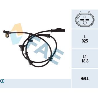 FAE ARKA ABS DEVİR SENSÖRÜ C1-P107-P108-AYGO 06/2005 (895440H020)