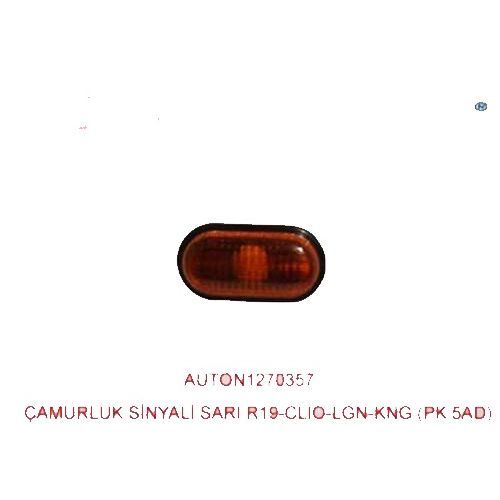 BARAN ÇAMURLUK SİNYALİ SARI RENAULT R19-CLIO-MEGANE-LAGUNA-R21 MASTER II (7700822136)