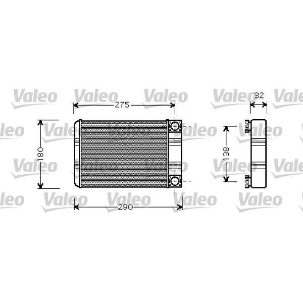 VALEO KALORIFER RADYATORU MERCEDES W203 CL203 S203 C209 A209 R230 (A2038300161)
