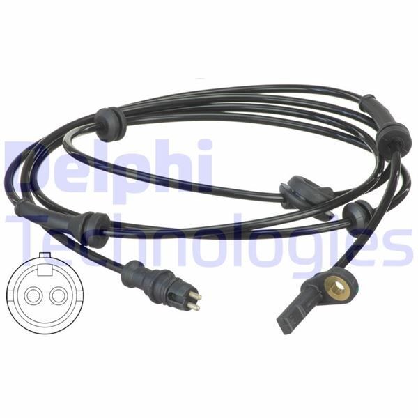 DELPHI ABS SENSÖRÜ ARKA SAĞ-SOL FIAT DOBLO 01>14 1.3D MTJ 1.9JTD (46814965)