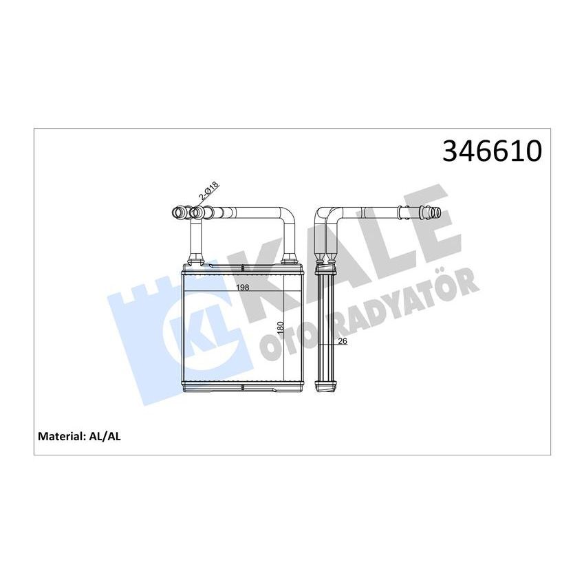 KALE RADYATOR KALORIFER RADYATORU MERCEDES X218 C219 C218 W211 (A2118300361)