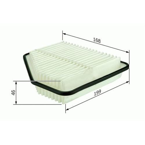 SARDES HAVA FİLTRESİ HONDA CIVIC VIII HB FN-FK 1.4 10/08 > 100PS X (17220RSJE00)