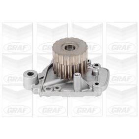 GRAF DEVİRDAİM SU POMPASI HONDA CIVIC 1.6L D16Y EURO MB KASA 96-99 / 1.6L D16Y YERLI ÜRETIM ARAÇLAR IÇIN EL KASA 98-01 / HR-V 1.6L D16W1 GH KASA 99-07 (19200P2A003)
