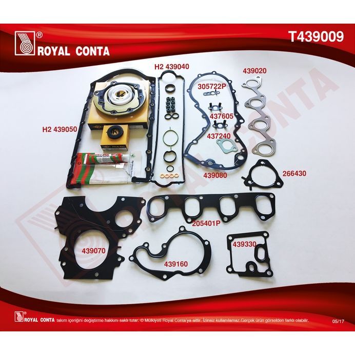 ROYAL MOTOR TAKIM CONTA SKT KEÇELİ S.LASTİKLİ SKCSİZ CONNECT 1.8 TDCI 02 14 FOCUS I 98 04 1.8 TD (2M5Q6008AAT)