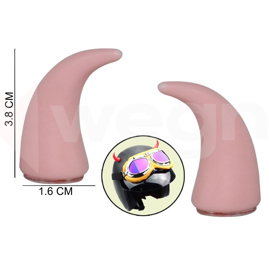 WEGNA DİREKSİYON VE KASK ÜSTÜNE TAKILAN BOYNUZ APARATI PEMBE (AKSESUAR)