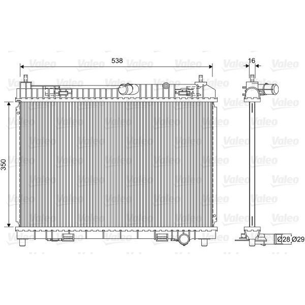 VALEO MOTOR SU RADYATORU FIESTA 1.25 16V 1.4 16V 08 B MAX 1.4 16V 12 350 558 18 (1548603)