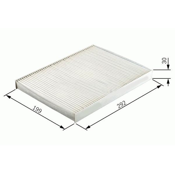 SARDES POLEN FİLTRESİ DİKDÖRTGEN ASTRA G 98-04 - ASTRA H 04-14 -ZAFIRA A 98-10 1.4-1.6-1.8-2.0T-16V (13175553)