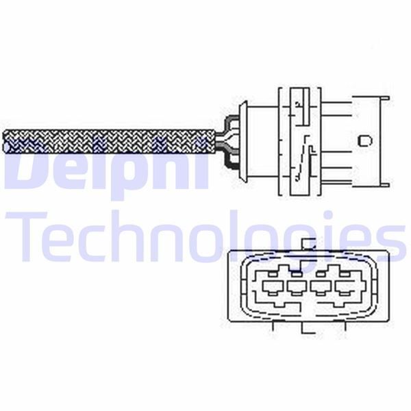 DELPHI OKSİJEN SENSÖRÜ ÖN ASTRA G-CORSA C 1.4 16V-ASTRA G-ZAFIRA-MERIVA-VECTRA C 1.6 16V 00 (855341)