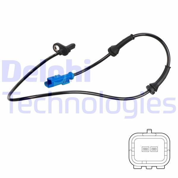 DELPHI ABS DEVİR SENSÖRÜ ARKA CROSSLAND-P207-P208-P301-P2008-BIPPER-C-ELYSEE-C3 AIRCROSS-C3 II-III C4 CACTU S-NEMO-DS3 (9805066080)