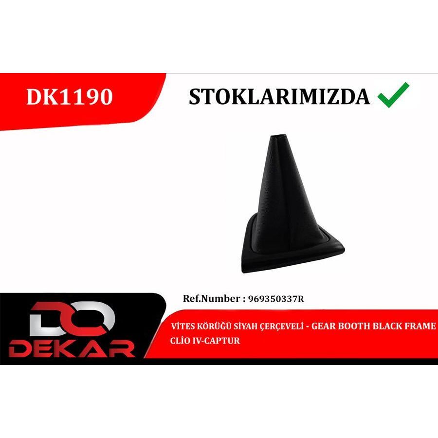 DEKAR VİTES KÖRÜĞÜ SİYAH ÇERÇEVELİ CLİO IV-CAPTUR (969350337R)